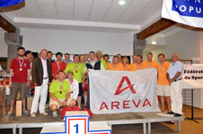 Le Podium des championnats de France 2011